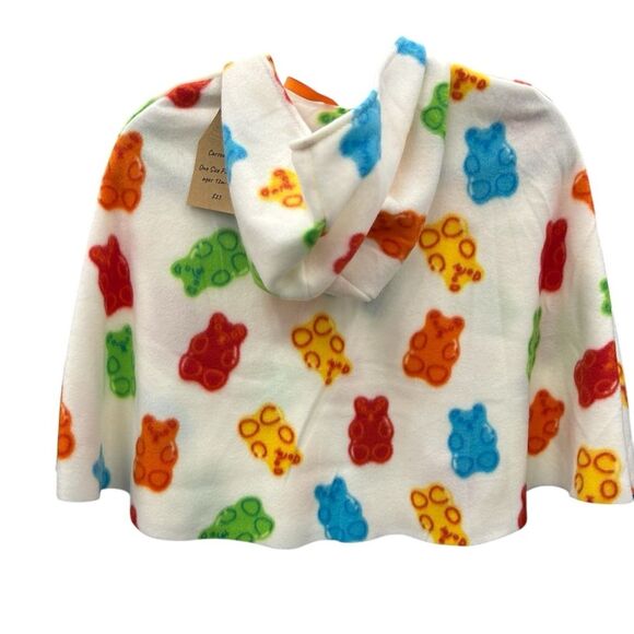 Carseat Cape With Slouchy Hood Youth One Size Fits Most 12mo-5yrs Gummy Bears - Picture 2 of 2